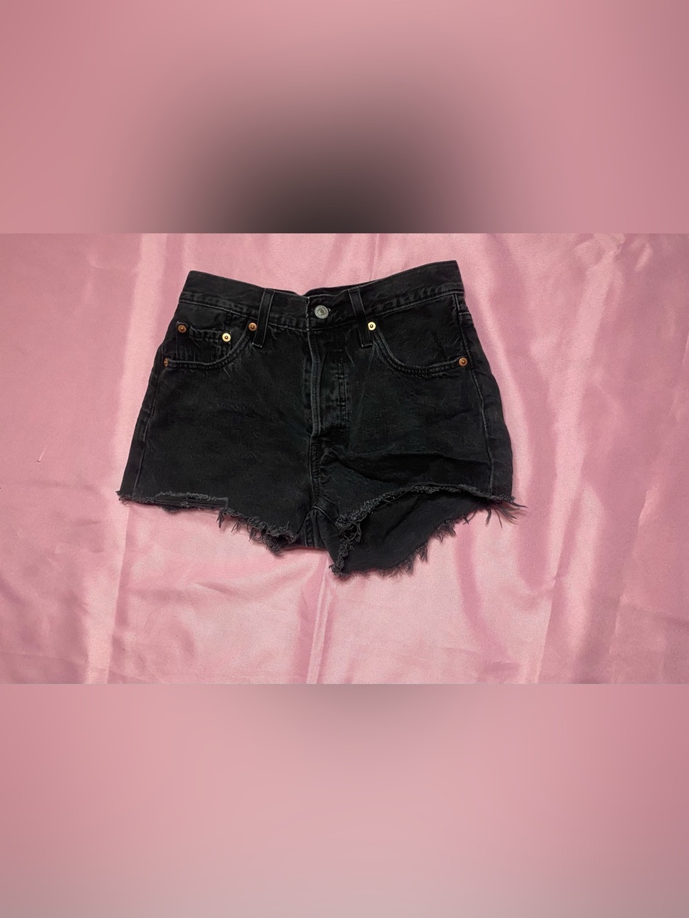 Y2K Levi’s Black Goth Emo Grunge Punk Jean Shorts